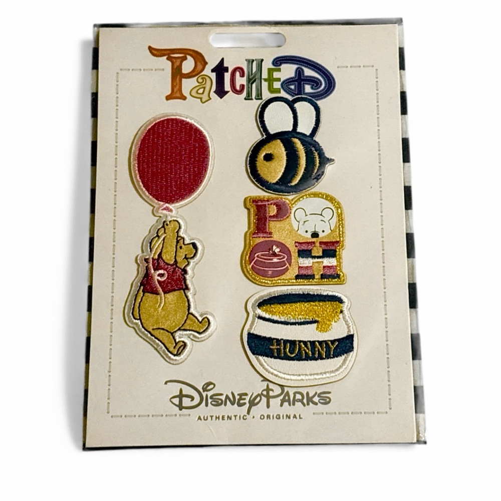 DISNEY PARKS Winnie the Pooh “Patched” Temporay/Permanent Sew On NEW MSRP $20